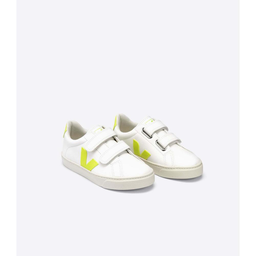 Veja ESPLAR CHROMEFREE Tenisky Detske White/Yellow | SK 826LIS